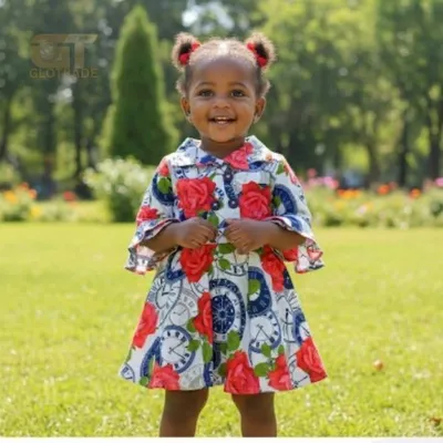 Floral Print Dress for Little Girls(1-11months)